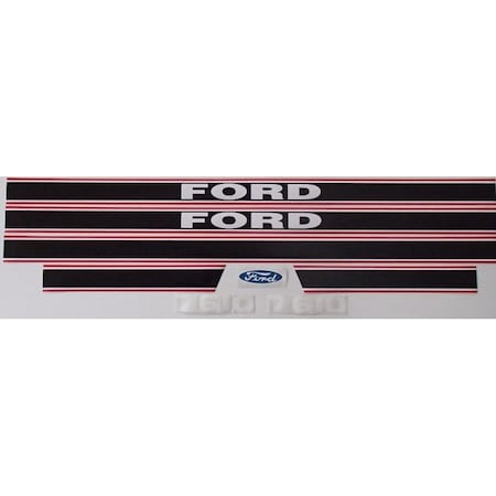 Aftermarket 7610 Tractor New Hood Decal Set Fits FordNew Holland EBPN16605LA F518H3